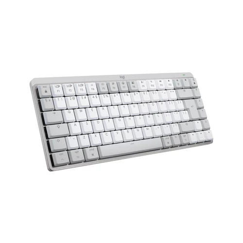 Logitech MX Mechanical Mini for Mac Tactile Quilet Mechanical Wireless Keyboard Pale Grey US