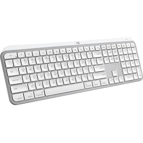 LOGITECH Billentyűzet - MX Keys S Vezeték Nélküli Mac-hez Pale Grey, US Logitech