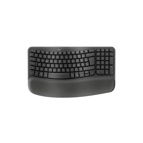 Wave Keys vezeték nélküli ergonomikus billentyűzet párnázott kéztámasszal