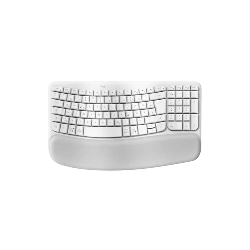 Wave Keys vezeték nélküli ergonomikus billentyűzet párnázott kéztámasszal