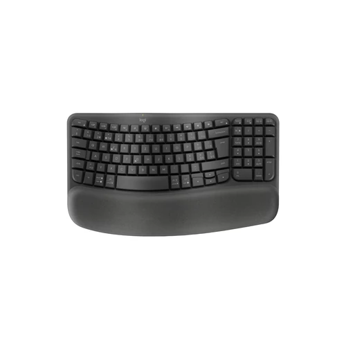 Wave Keys vezeték nélküli ergonomikus billentyűzet párnázott kéztámasszal