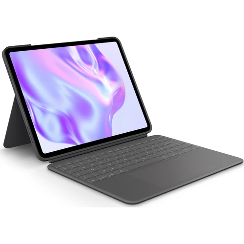 Hozzon ki többet iPad készülékéből<br>Emelje ki a szenvedélyét bárhonnan. Ismerje meg a billentyűzettokot, amely teljesen új szintre emeli a sokoldalúságot és a védelmet. A többféle használati mód lehetővé teszi, hogy egyszerűen gépelhessen, megteki