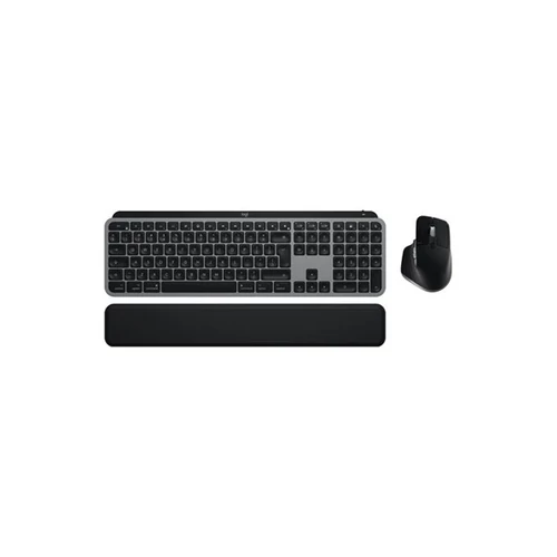 LOGITECH Billentyűzet + egér - MX Keys Vezeték Nélküli Mac-hez Űrszürke, US Logitech