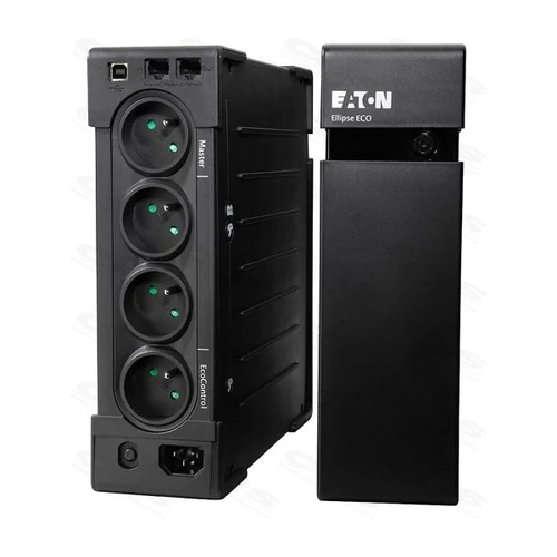 EATON UPS Ellipse ECO (3 + 1 Schuko) 650VA (400 W) OFFLINE szünetmentes tápegység, rack(2U) / torony - USB interfész felügye Eaton