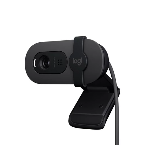 LOGITECH Webkamera - BRIO 100 HD 1080p Mikrofon, Grafitszürke Logitech