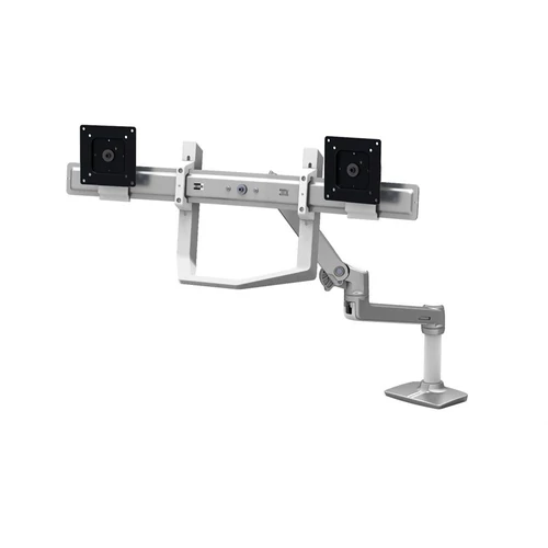 KIT DUAL MONITOR HANDLE WHITE ACCESSORY TO DISPLAY MOUNT
