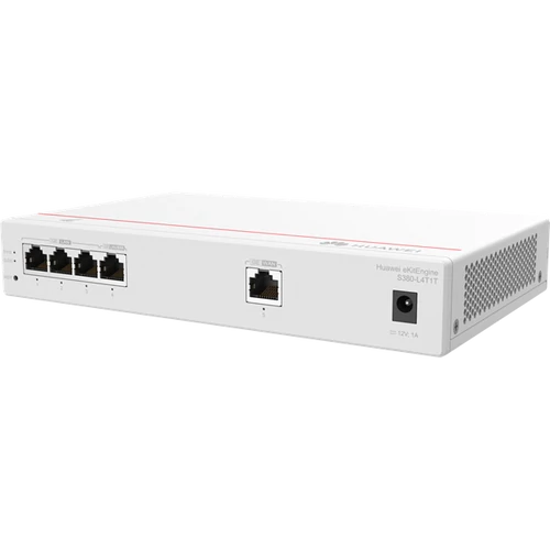 Huawei eKit Engine Gateway 1x1000Mbps (WAN) + 4x1000Mbps (LAN), Asztali - S380-L4T1T Huawei eKit