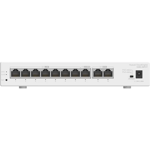 Huawei eKit Engine Gateway 2x1000Mbps (WAN) + 8x1000Mbps (124W POE + ),  Asztali - S380-S8P2T Huawei eKit