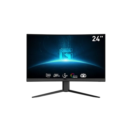 MSI Monitor GAMING Optix G24C4 E2 Ívelt VA LED 23,6" FHD 1920x1080, 16:9, 3000:1 CR, 250cd / m2, 4ms, 180Hz, DP, HDMI MSI DT
