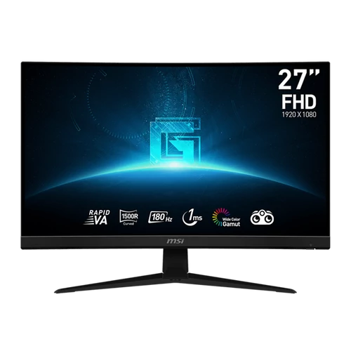 MSI Monitor GAMING G27C4 E3 Ívelt Rapid VA 27" FHD 1920x1080, 3000:1 CR, 250cd / m2, 1500R, 1ms, 180Hz, DP, 2x HDMI MSI DT