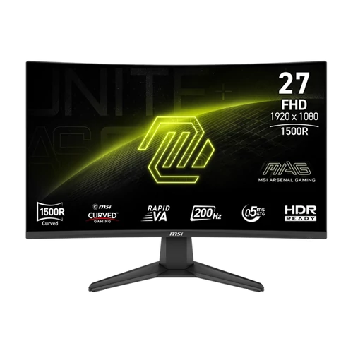 MSI Monitor GAMING MAG 276CF E20 27" Rapid VA FHD 1920x1080 16:9, 4000:1, 280Hz 2x HDMI, DP, Black MSI DT