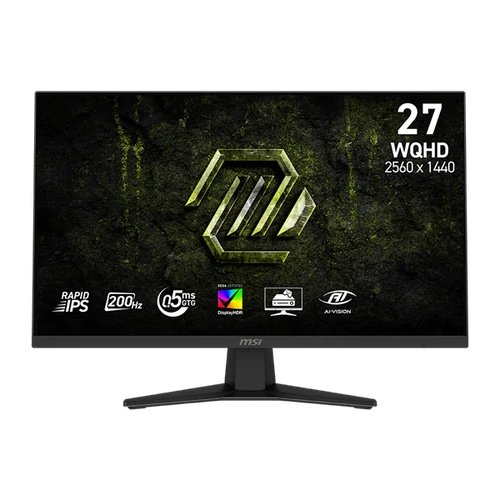 MSI Monitor GAMING MAG 274QF E20 RapidIPS 27" WQHD 2560x1440, 1000:1 CR, 250cd / m2, 1ms, 200Hz, DP, HDMI MSI DT