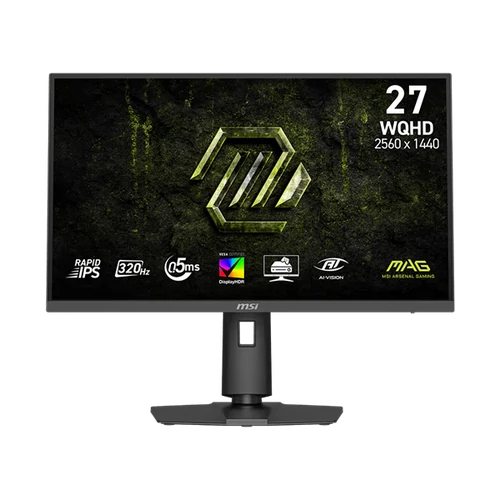 MSI Monitor GAMING MAG 274QPF X32 RapidIPS 27" WQHD 2560x1440, 1000:1 CR, 400cd / m2, 0,5ms, 320Hz, DP, 2x HDMI MSI DT