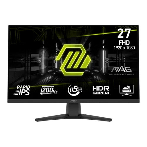 MSI Monitor GAMING MAG 272F 27" FHD 1920x1080, Rapid IPS 200Hz, 16:9, 1000:1, 0,5ms, HDMI, DP, Black MSI DT