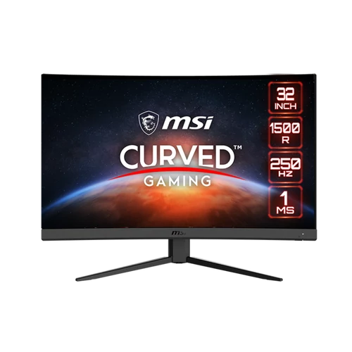 MSI Monitor GAMING G32C4X Ívelt VA LED 31,5" FHD 1920x1080, 16:9, 3000:1 CR, 300cd / m2, 1ms, 250Hz, DP, HDMI MSI DT