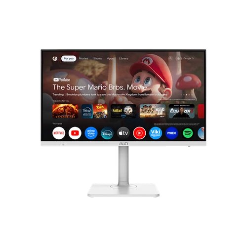 MSI Monitor Business Modern MD272UPSW 27" UHD, 3840x2160, 60Hz, IPS, 4ms, HDMI, DP, USB-C, White - SMART MSI DT
