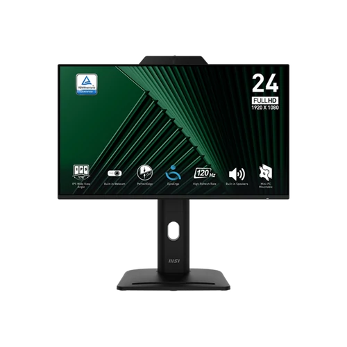 MSI Monitor Business PRO MP242PMG 23,8" FHD 1920x1080, IPS, 16:9, 120Hz, 1500:1, 1ms, DP, HDMI, VGA, Webcam, Black MSI DT