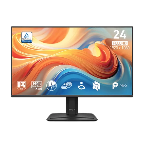 MSI Monitor Business PRO MP242 E14C 23,8" FHD 1920x1080, IPS, 16:9, 144Hz, 1500:1, 1ms, HDMI, USB-C, Black MSI DT