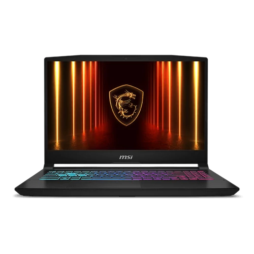 MSI Gaming NB Katana 15 HX B14WEK-268, 15.6" QHD 165Hz, i5-14450HX, 16GB (2x8), 1TB M.2, RTX 5050 8GB, noOS, Fekete MSI