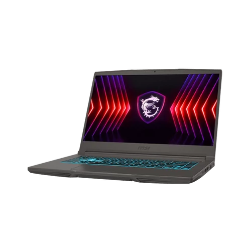 MSI Gaming NB Thin 15 B12UC-1460, 15.6" FHD 144Hz, i5-12450H, 8GB, 512GB M.2, RTX 3050 4GB, NOOS, Fekete MSI