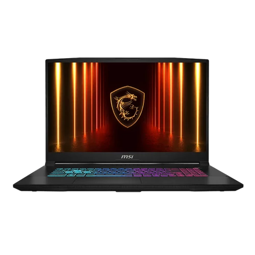 MSI Gaming NB Katana 17 HX B14WGK-073, 17,3" QHD 165Hz, i9-14900HX, 32GB, 1TB M.2, RTX 5070 8GB, NOOS, Fekete MSI