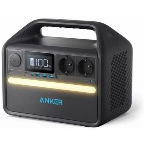 ANKER SOLIX Hordozható Akkumulátor PowerHouse 535, 512Wh - 500W, EU, fekete Anker