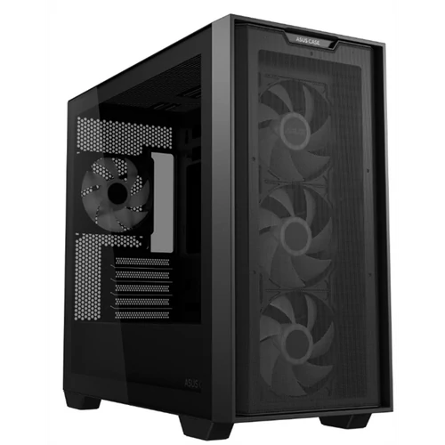 ASUS Ház A21 Plus, 650W (PRIME-650B-BLACK), Fekete, Üvegfalú ASUS PER