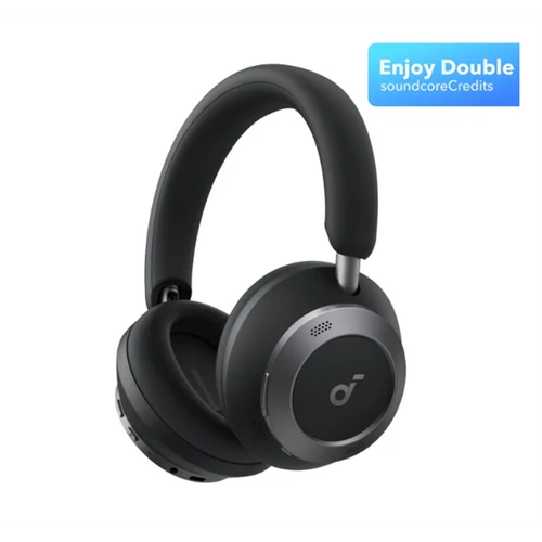 ANKER Vezeték Nélküli Fejhallgató, Soundcore Space One Pro, Összecsukható, Aktív Zajszűrő, jet black - A3062G11 Anker