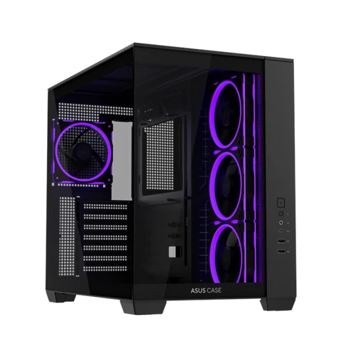 ASUS Ház A32 Plus, Tápegység nélkül, Fekete, Üvegfalú ASUS PER