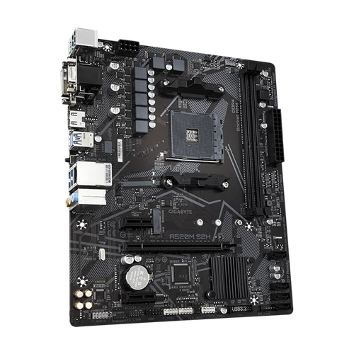 GIGABYTE Alaplap AM4 A520M S2H AMD A520, mATX