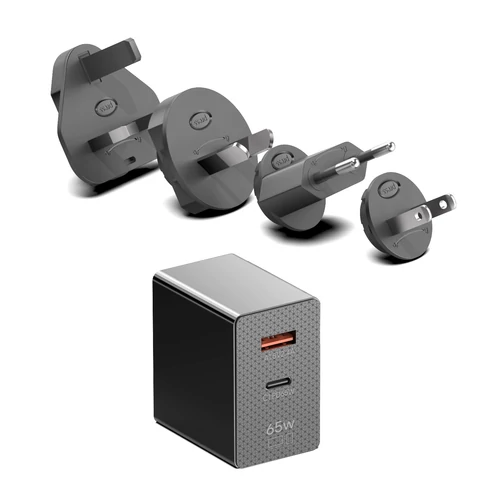 BTI GAN 65W WALLMOUNT ADAPTER USB-C MULTI COUNTRY VERSION