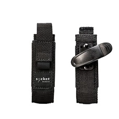 HOLSTER WITH ROTATING BELT CLIP .