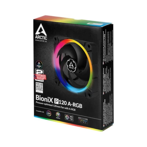 ARCTIC COOLING CPU hűtő BioniX P120 A-RGB, 12cm