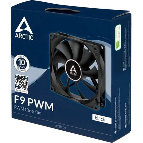 ARCTIC COOLING Rendszerhűtő Ventilátor F9 PWM, 9cm ARTIC Cooling