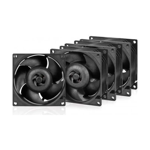 ARCTIC COOLING Szerverhűtő Ventilátor S8038-10K Fekete, 8cm (4-PACK) ARTIC Cooling