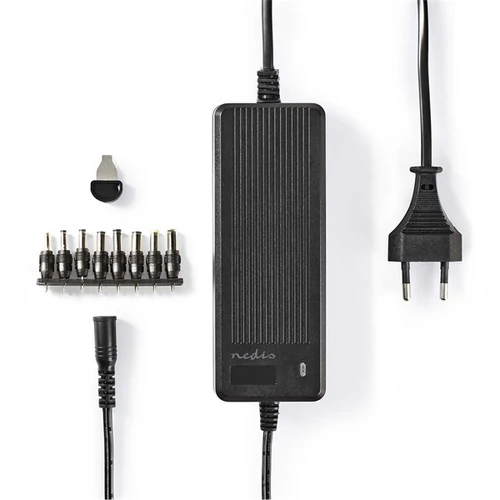 Nedis ACPA116 univerzális AC-DC tápegység, 6V - 16V, 60W, 8 cserélhető táp dugó NEDIS