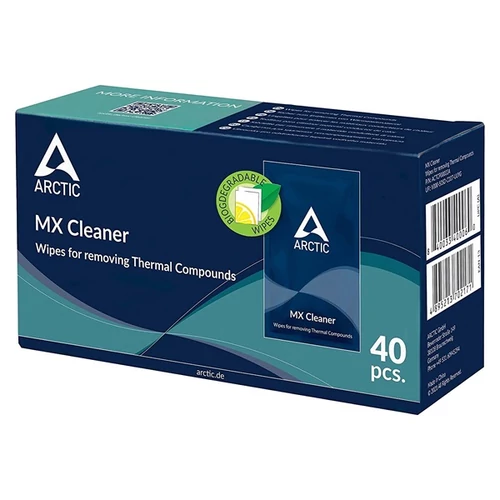 ARCTIC COOLING MX Tisztítókendő Hűtőpasztához (40-PACK) ARTIC Cooling