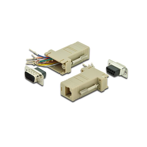 DIGITUS ADAPTOR DB9 RJ45 MODULAR DB9 M RJ45 F