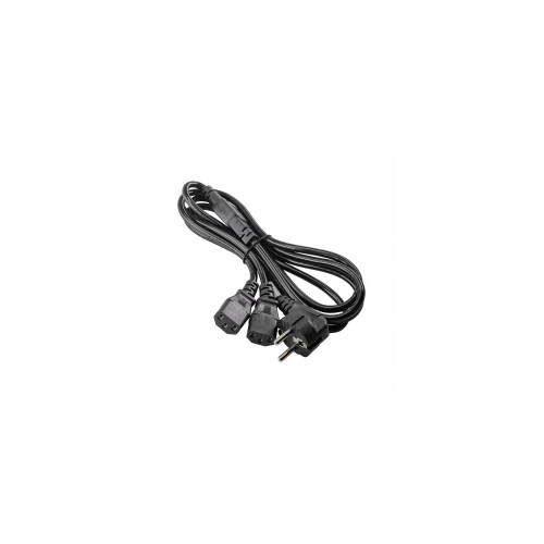 Akyga PC Power Cable Y-alakú splitter 1.8m AK-PC-04A