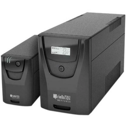 RIELLO szünetmentes tápegység, NPW 600, 600VA / 360W, 4x IEC C13, Line-interaktív ups, torony, USB RIELLO