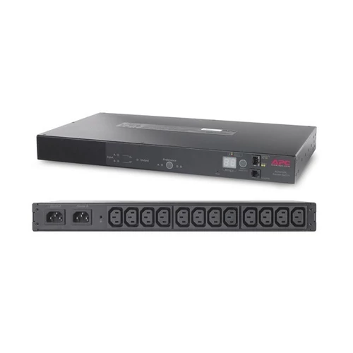 APC AP7721 RACK ATS, 10 A / 230 V, 12 A / 208 V, C14 BE, (12) C13 KI APC