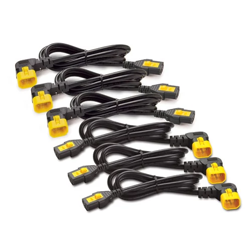 POWER CORD KIT (6 EA) LOCKING C13 TO C14 (90 DEGREE) 1.2M