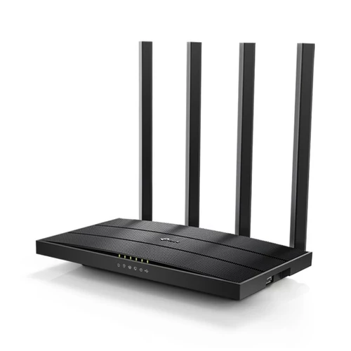 TP-LINK Wireless Router Dual Band AC1200 1xWAN(1000Mbps) + 4xLAN(1000Mbps) + 1xUSB, Archer C6U