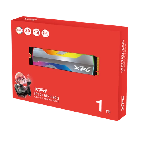 ADATA SSD M.2 2280 NVMe Gen4x4 1TB SPECTRIX S20G RGB ADATA
