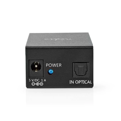 Nedis ASPL2512BK digitális audio splitter, TosLink be - 2x TosLink kimenet NEDIS