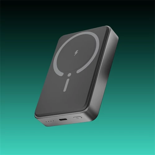 AVAX Powerbank Mágneses Vezeték nélküli USB-C 20W 10000mAh, fekete AVAX
