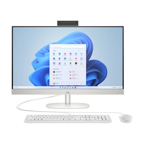HP AIO 27-cr1001nn 27" FHD AG IPS 300d, Core Ultra5-125U 1.3GHz, 16GB, 512GB SSD, Win 11, fehér HP CPS