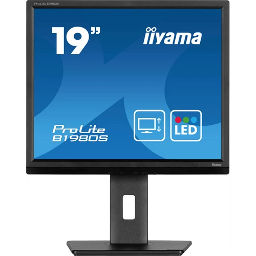 iiyama Prolite monitor, TN,  19", 1980S-B1, 1280x1024, 5:4, 250cd, 3ms, HDMI / DP Iiyama