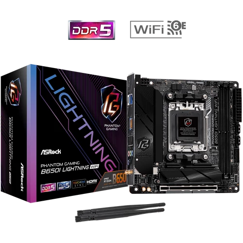 ASRock sAM5 B650I LIGHTNING WIFI alaplap