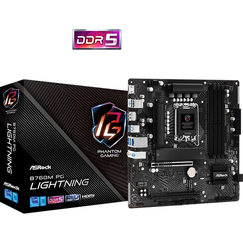 ASRock LGA1700 B760M PG LIGHTNING alaplap